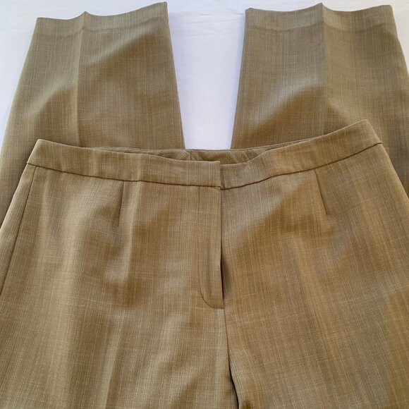 Evan Picone Beige with White Pinstripe Size 16 Suit - Picture 8 of 11